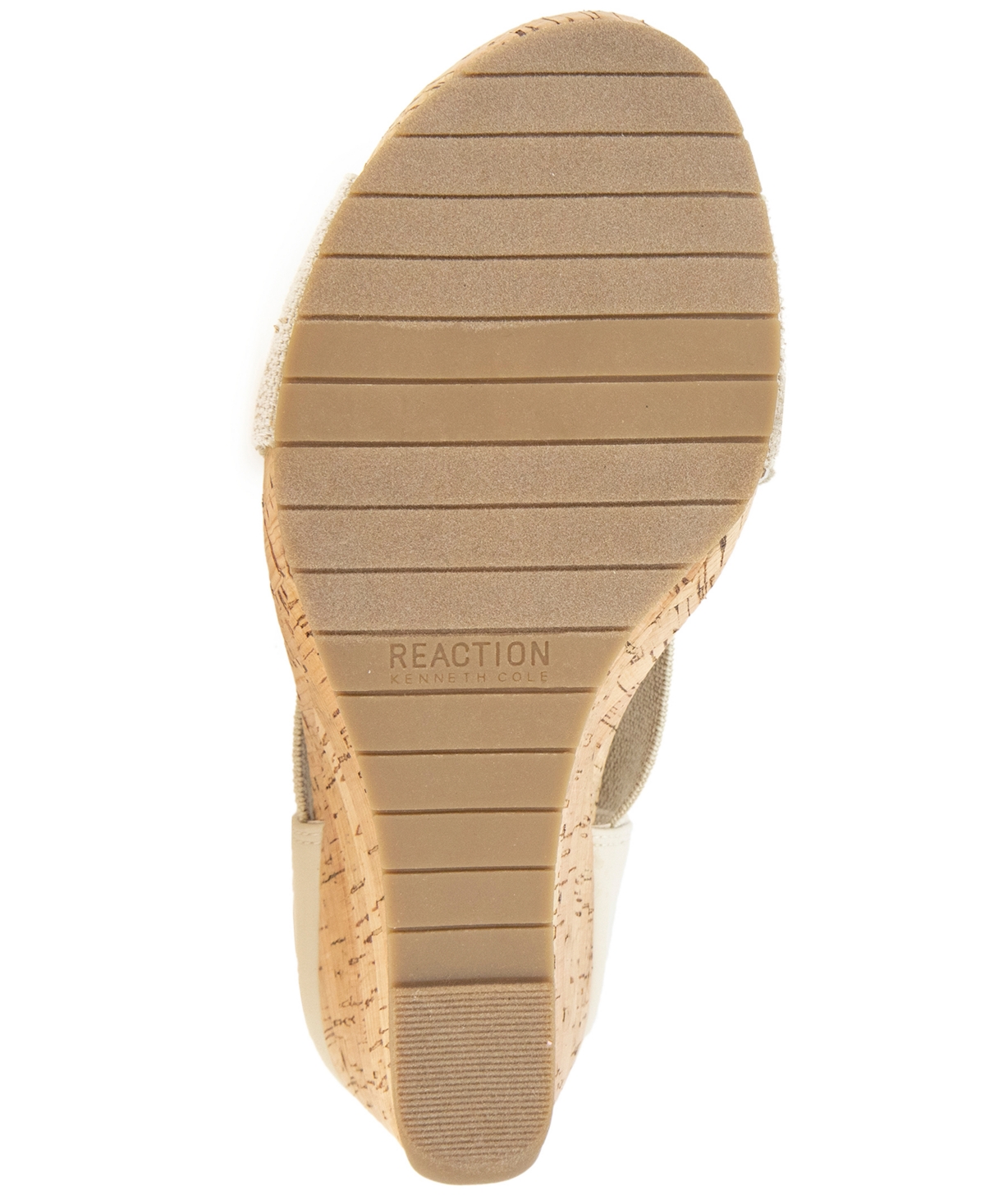 Kenneth Cole Reaction Women's Gelena Stretch Wedge Sandals In White