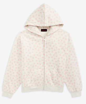 With Jules - Girls 7-16 Printed Zip Hoodie