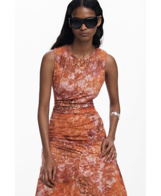 Women's Floral draped dress