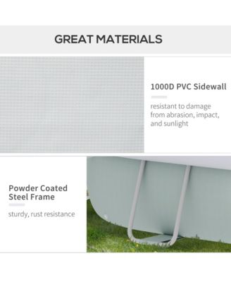 Above Ground Swimming Pool, Semi-Inflatable Frame Pool,