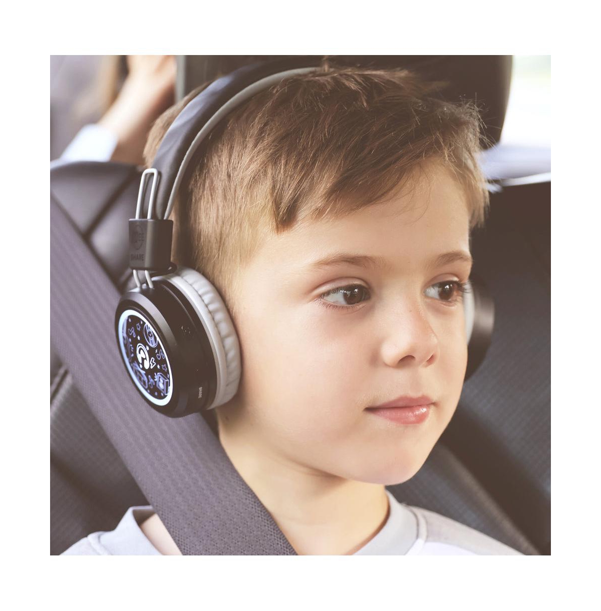 Mee audio KidJamz Share Wireless Headphones for Kids with Multipoint Connectivity and Led Lights