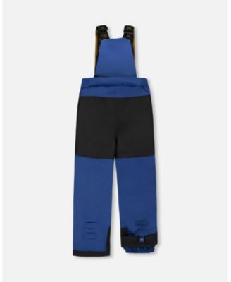 Boy Two-Piece Play Snowsuit with Printed Dinosaurs Jacket Navy Blue - Toddler|Child