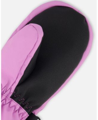 Girl Winter Mittens Play Purple - Child
