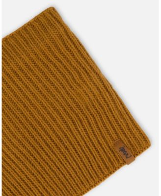 Boy Mid-Season Knit Neck Warmer Brown Pecan - Toddler|Child