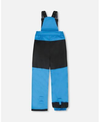 Little Boys Two-Piece Play Snowsuit with Printed Jacket Blue - Toddler|Child