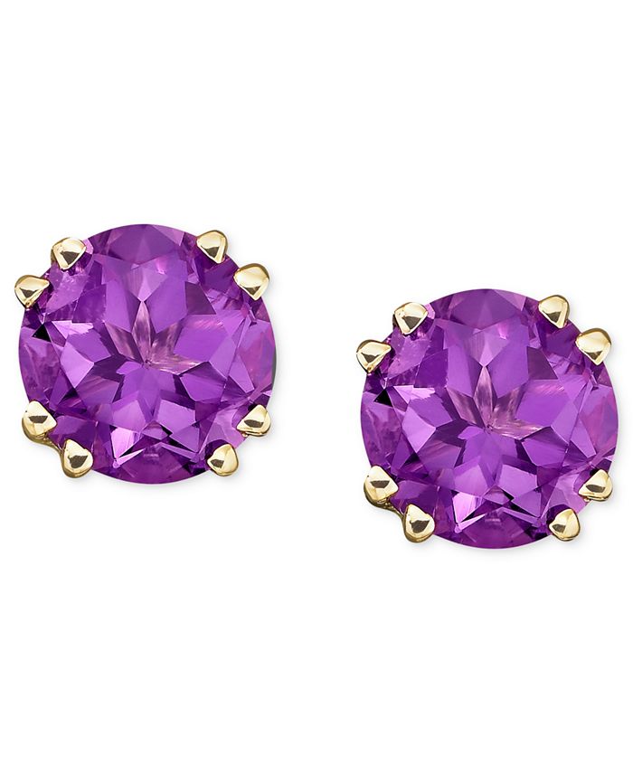 Macy's amethyst earrings shop