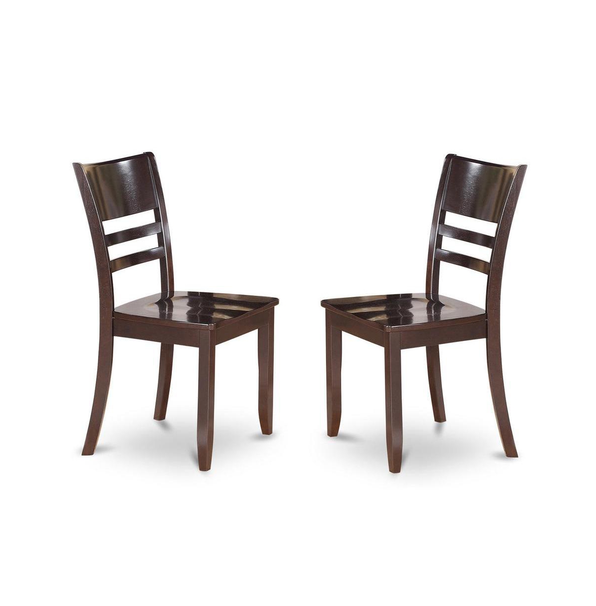 East West Furniture 3 Pc Kitchen Table set-Kitchen Table and 2 Kitchen Chairs