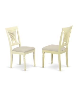 3 piece Set with one Dinette Table and 2 Slat Dinette Chairs Dining Room Set