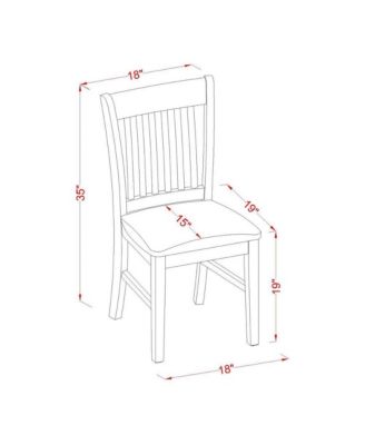 5 Pc. Small Dinette Table Set + Dining Chair