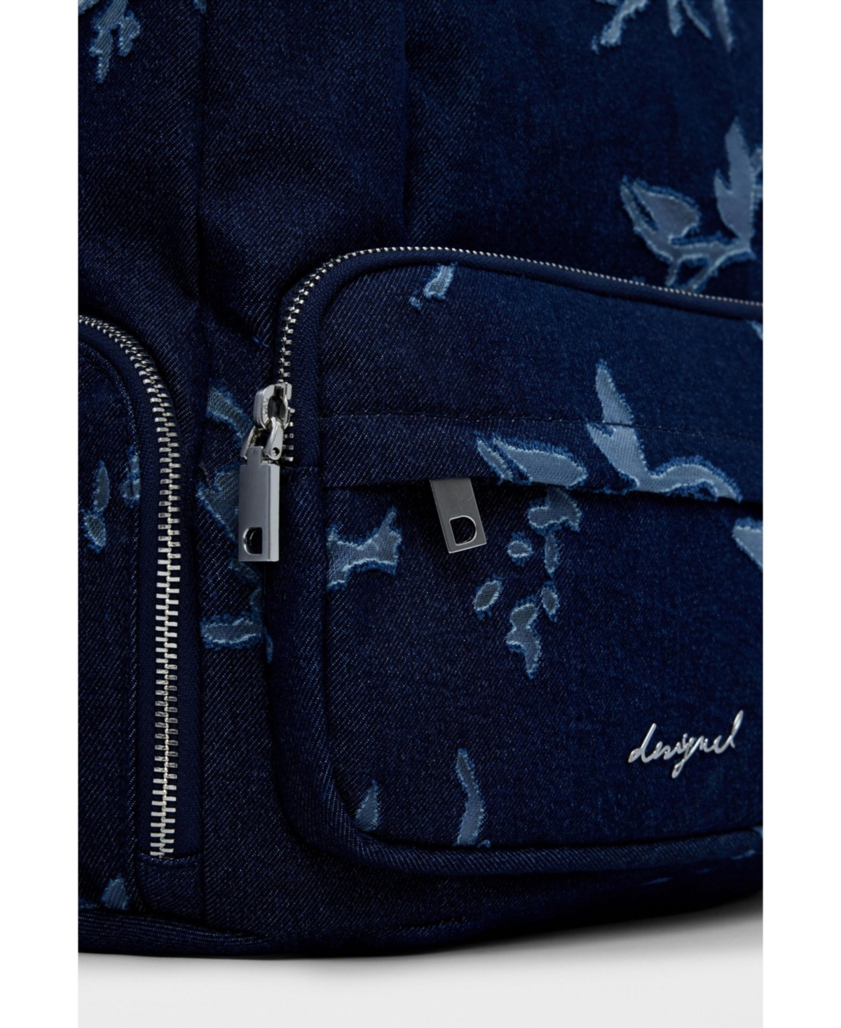 Desigual Women's Small Devore Denim Backpack In Blue