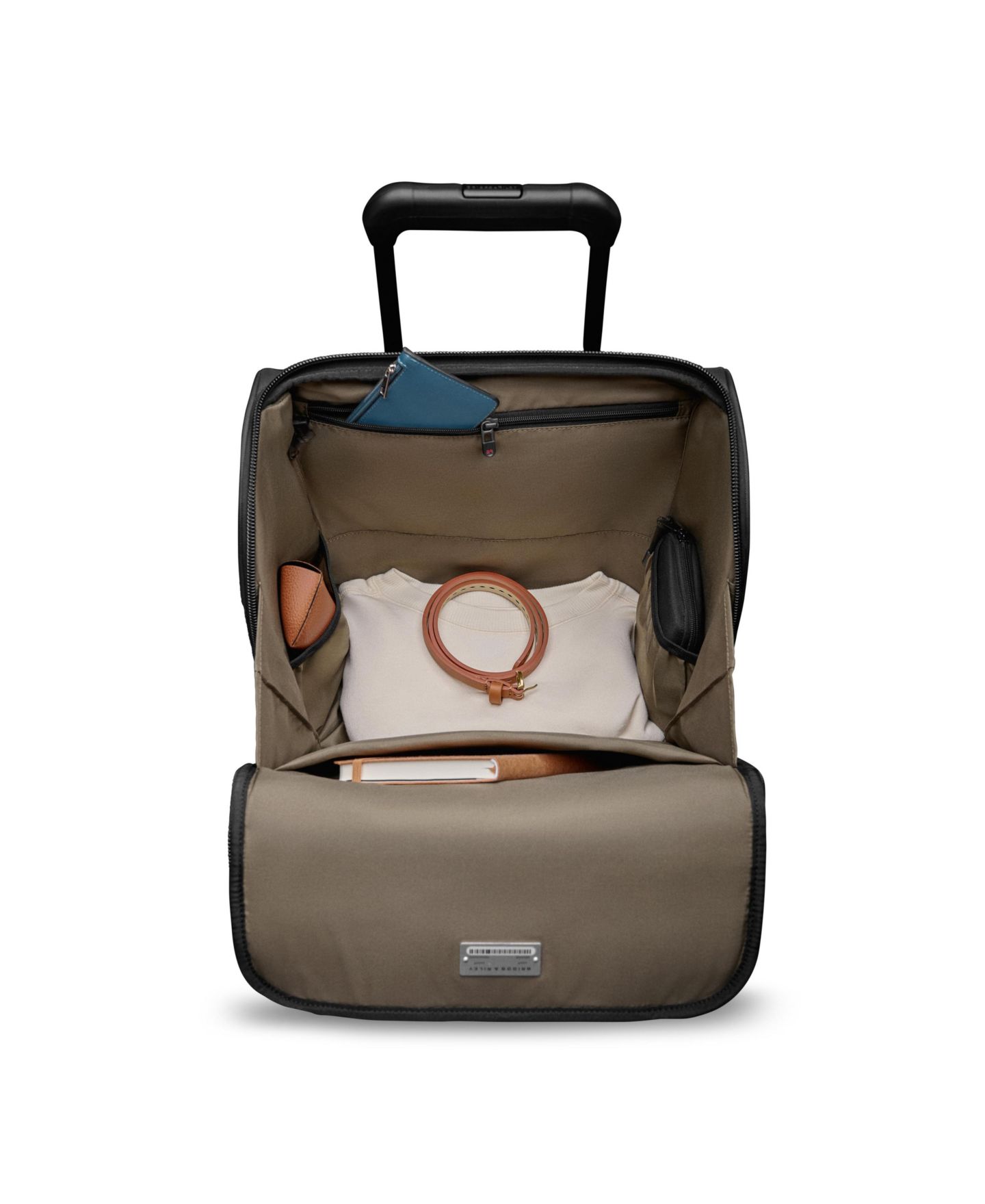 Чемодан Briggs & Riley Cabin 9" Carry-On Spinner, цвет: Чёрный — фото 6