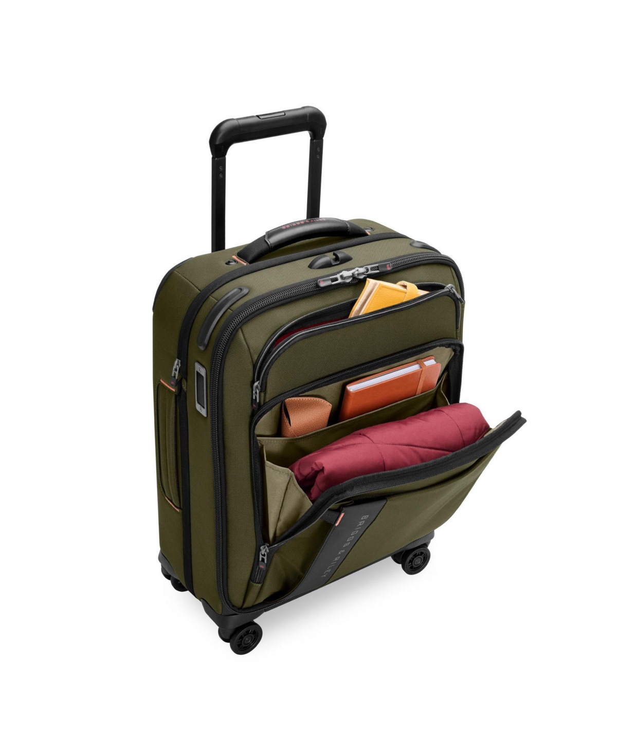 Briggs & Riley Global 21" Carry-on Expandable Spinner In Green