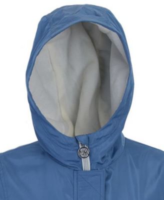 Toddler and Little Girls Fleece Lined Rain Jacket