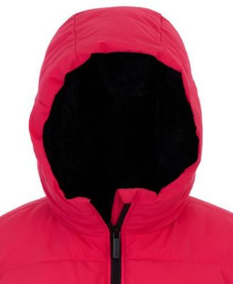 BCBG Toddler and Little Girls Berber Lined Puffer Jacket