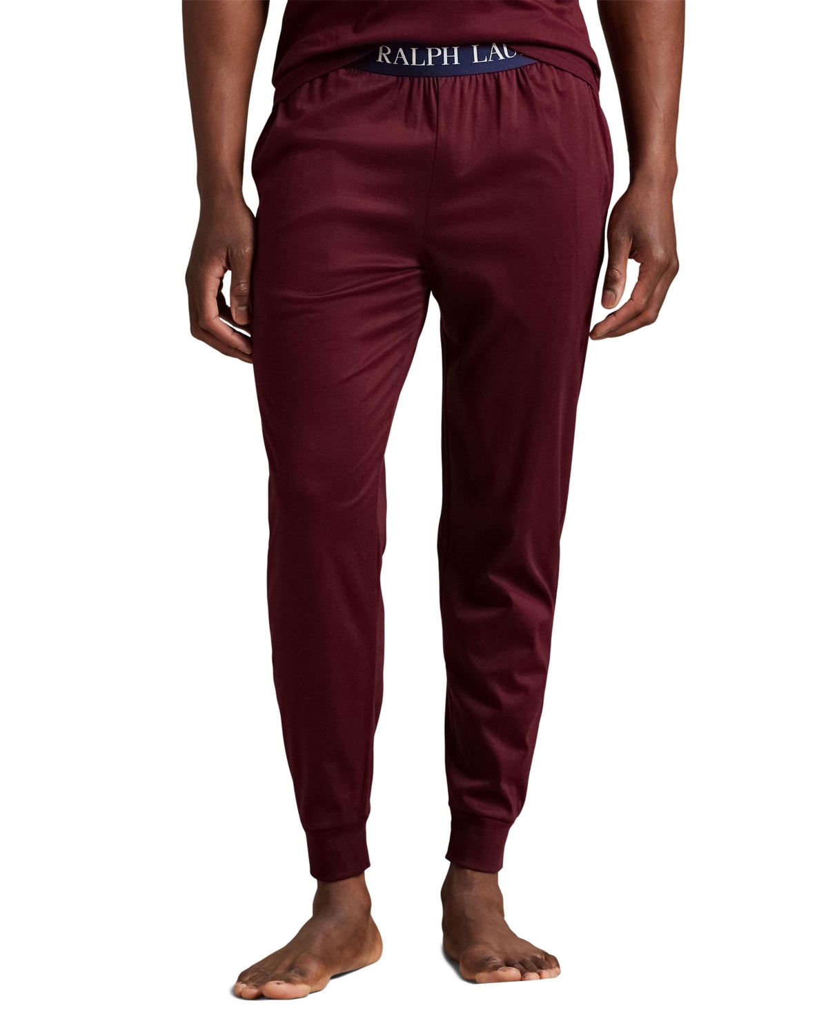 Polo Ralph Lauren Men's Elastic Waist Pajama Jogger Pants In Brown