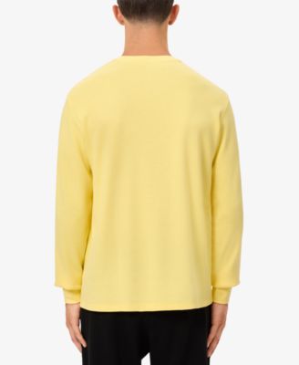 Men's Waffle-Knit Thermal Sleep Shirt