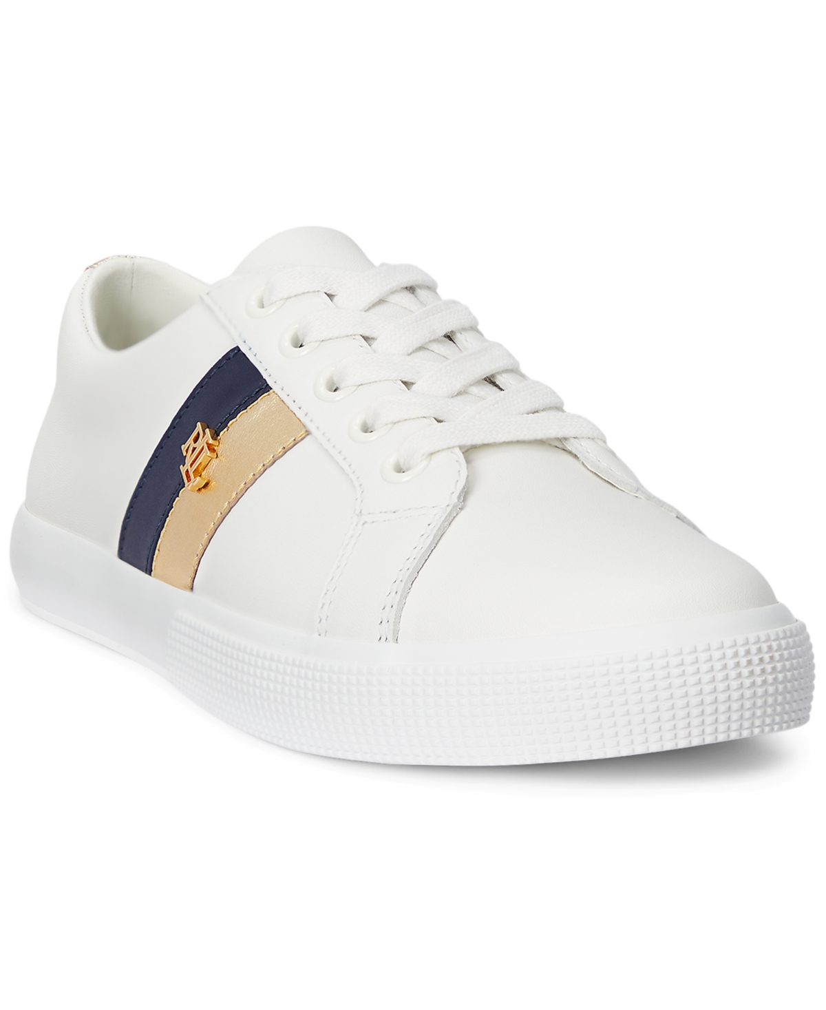 Women's Janson Sneakers - Snow White, Modern Gold, Refined Navy