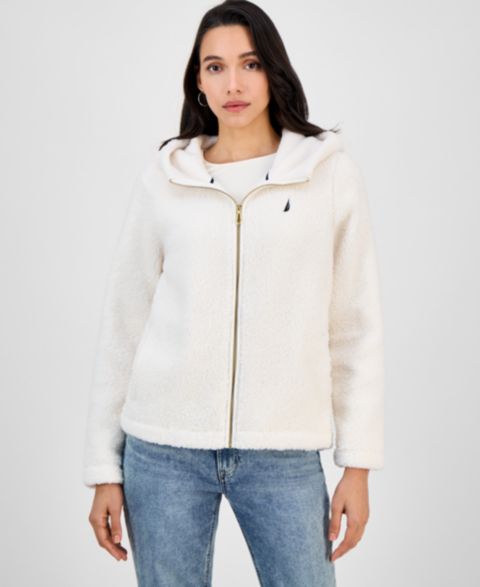 Женские куртки Nautica Jeans Nautica Women's Zippered Fleece Jacket