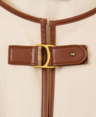 Equestrian-Buckle Ruana