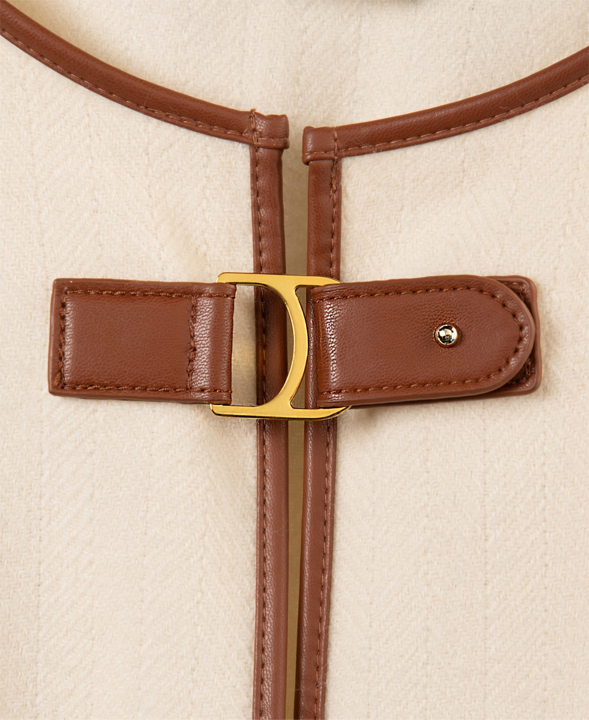 Lauren Ralph Equestrian-Buckle Ruana