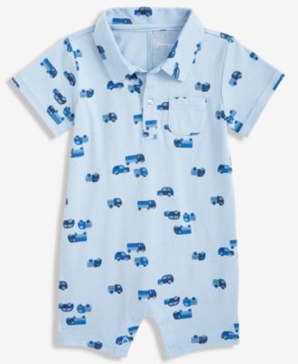 First Impressions - Baby Boys (0-24) Geo Trucks Sunsuit
