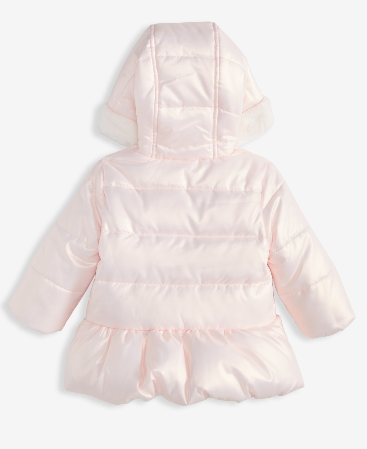 First Impressions Baby Girls Iridescent Hooded Jacket, Macy's Exclusive In Neutral
