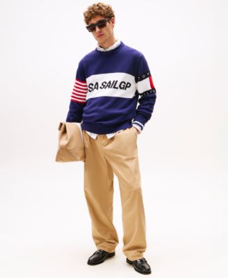 Men's Tommy x U.S. SailGP Team Sail Long Sleeve Sweater