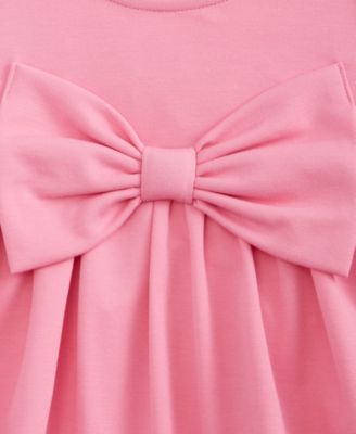 Baby Girls Big Bow Ponte Skirted Sunsuit, Macy's Exclusive
