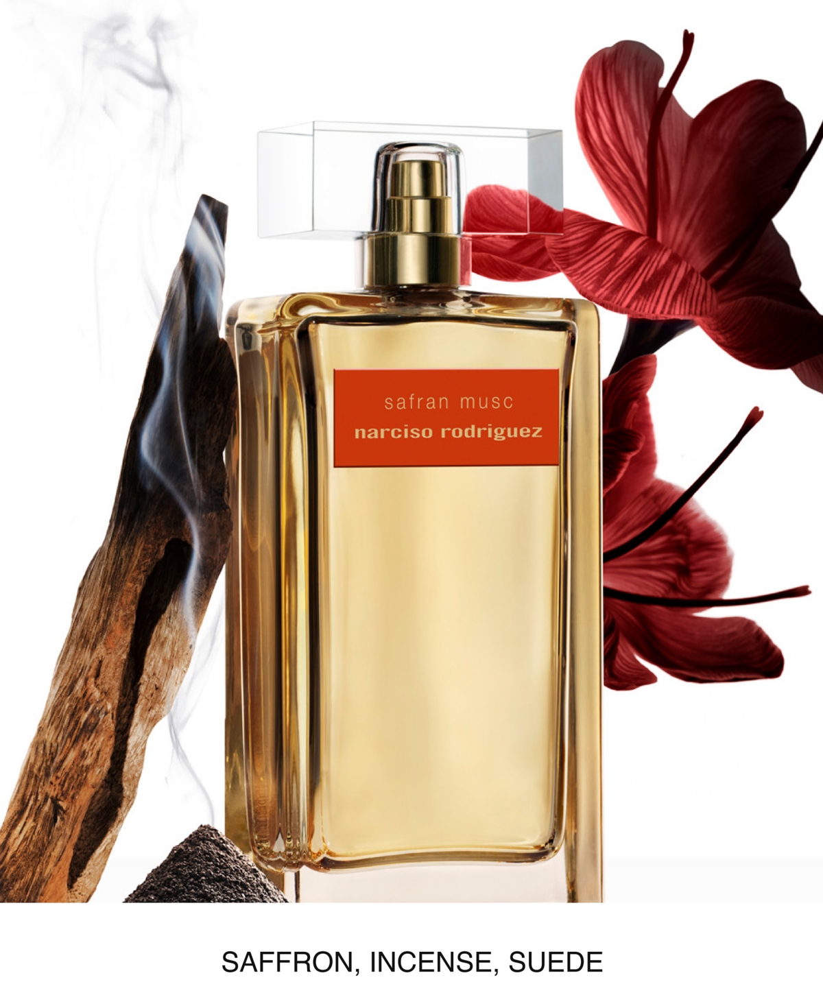 Narciso Rodriguez Safran Musc Eau De Parfum Intense, 3.3 Oz. In Transparent