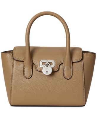 Tanner Small Pebbled Leather Satchel