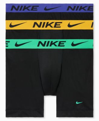 【M】NIKE BOXER BRIEF × 3s Nike Men`s Essential Micro Boxer Briefs 3 Pack (Black(KE1015
