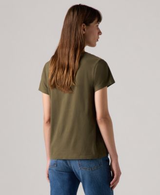 売れ筋商品|||リーバイス カットソー トップス レディース Plus Size Cotton Perfect V-Neck Tee, Exclusively at Macy's Caviar Levi's Women's Perfect V-Neck T-Shirt, Caviar, X-Small at