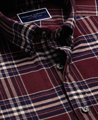 Men's Plaid Long-Sleeve Shirt