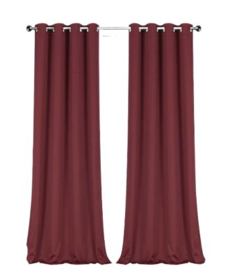 2 Pack: Hotel Thermal Grommet 100% Blackout Curtains