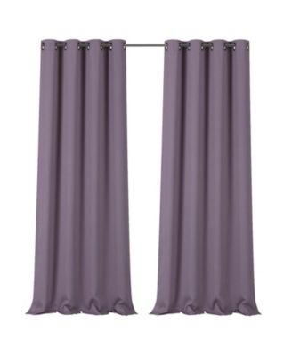 2 Pack: Hotel Thermal Grommet 100% Blackout Curtains
