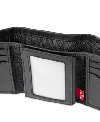 Men's RFID Genuine Leather Extra-Capacity Conrad Trifold Wallet