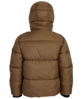 Toddler and Little Boys Bib Husk Heavyweight Puffer Jacket