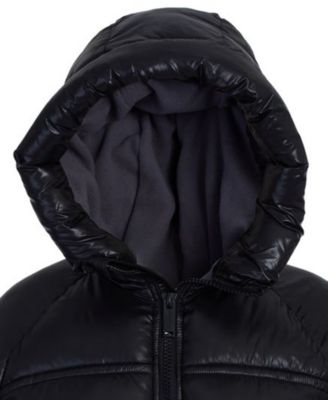 Toddler and Little Boys Heavyweight Shine Puffer Jacket