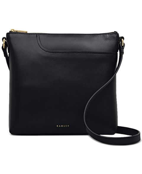 Женская сумка Radley London Pockets Mini Leather Ziptop Crossbody, цвет: Чёрный