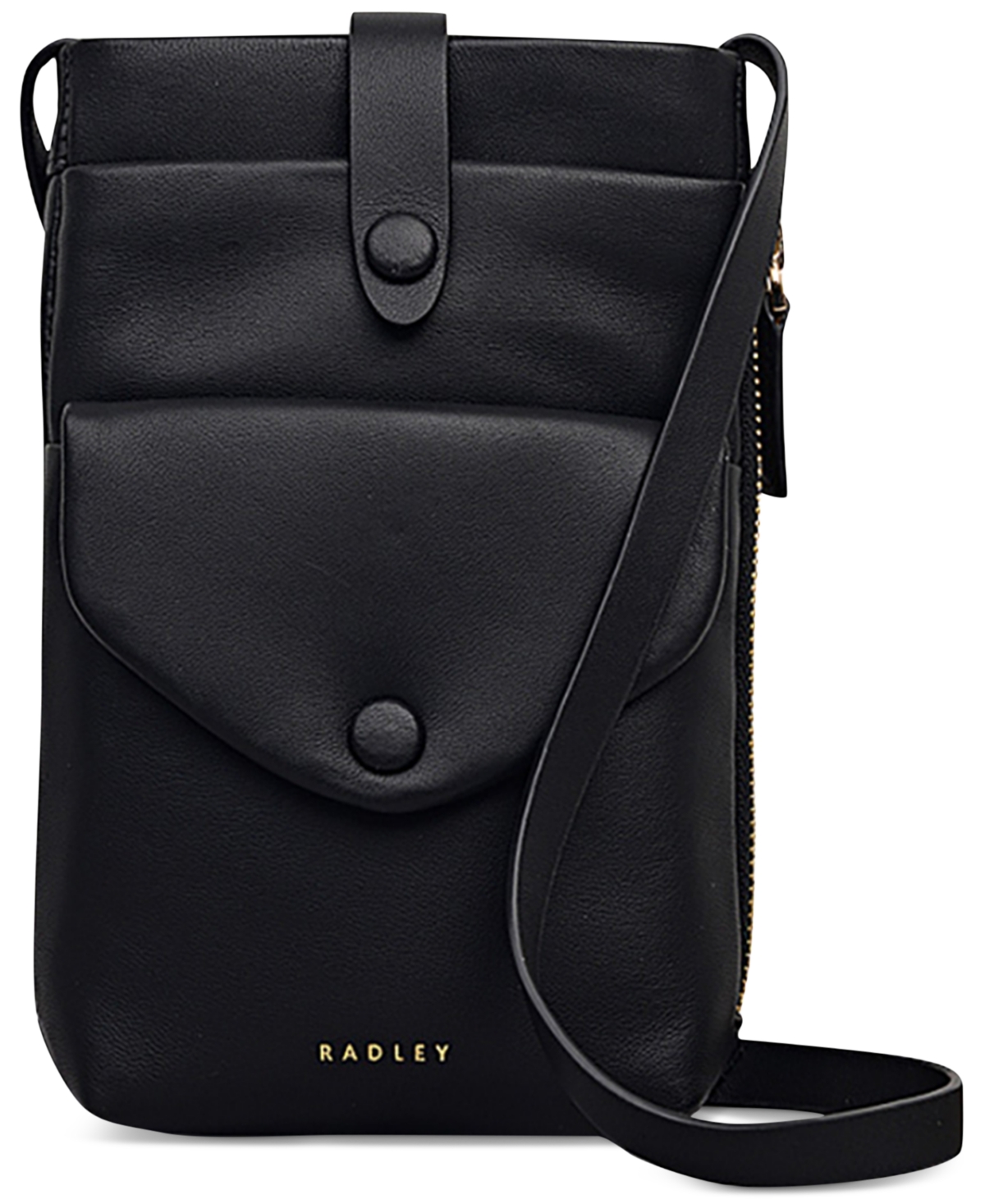 Radley London Mallow Street Mini Phone Crossbody Bag In Black
