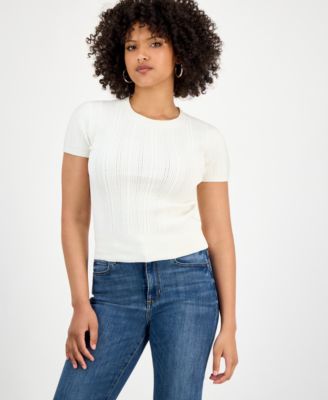 GUESS - Women's Marcie Chenille Cable Sweater