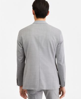 Men's Modern-Fit Dark Gray Suit Separates Jacket 