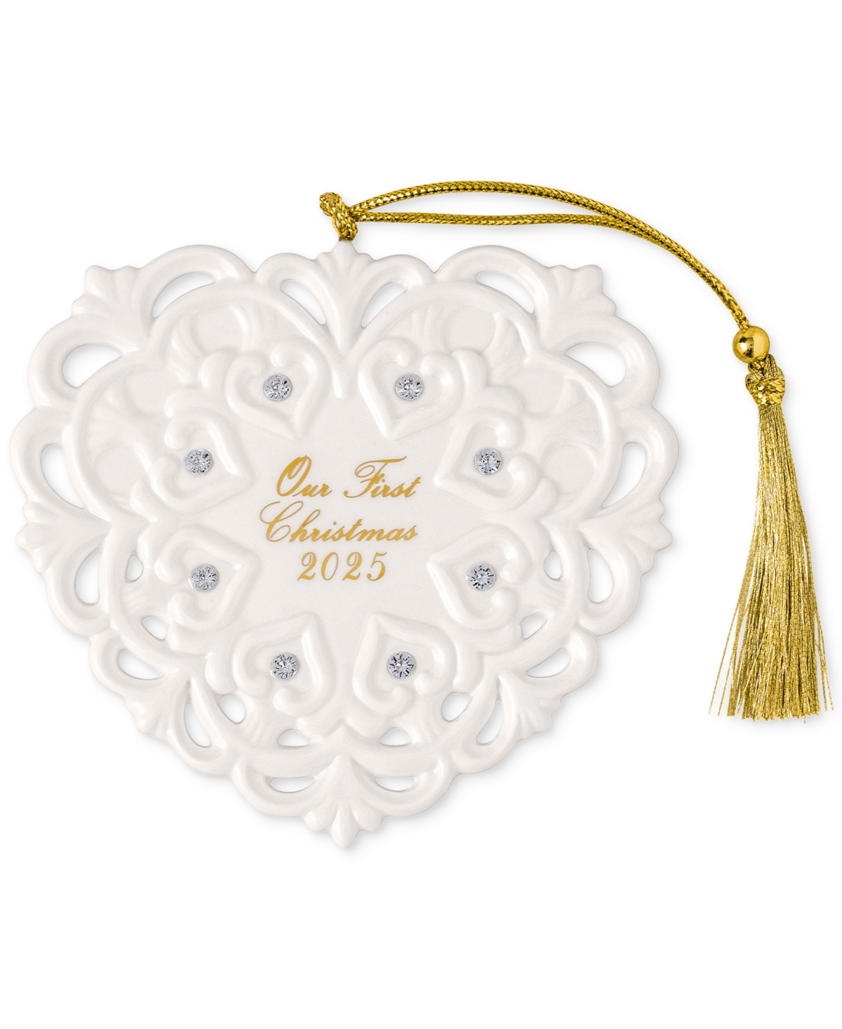 Villeroy & Boch 2025 Heart Ornament In White