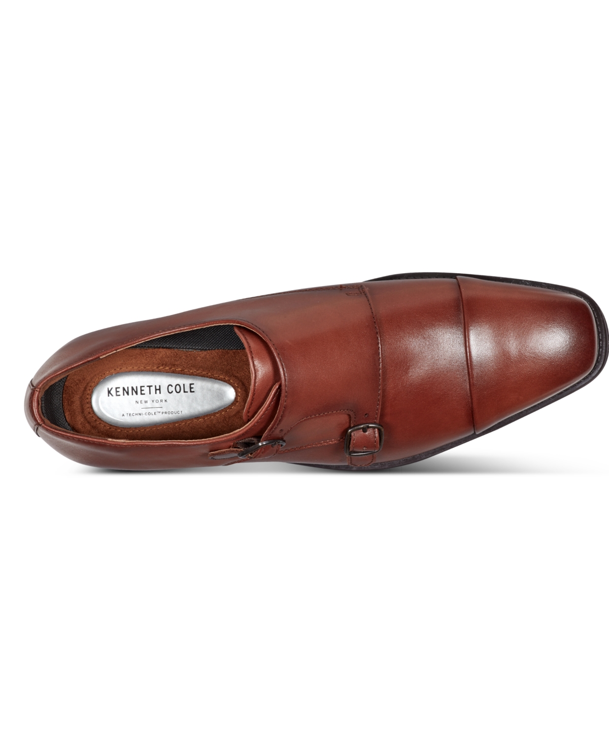 Kenneth Cole New York Charles Double Monk Strap Shoe In Brown