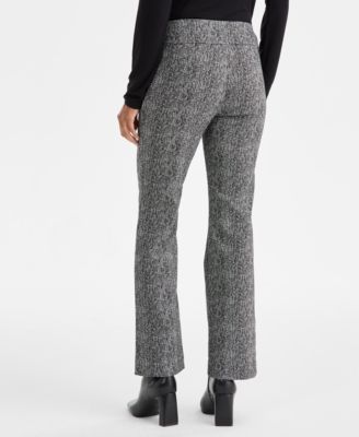 Herringbone Bootcut Pants, Petite & Petite Short, Macy's Exclusive