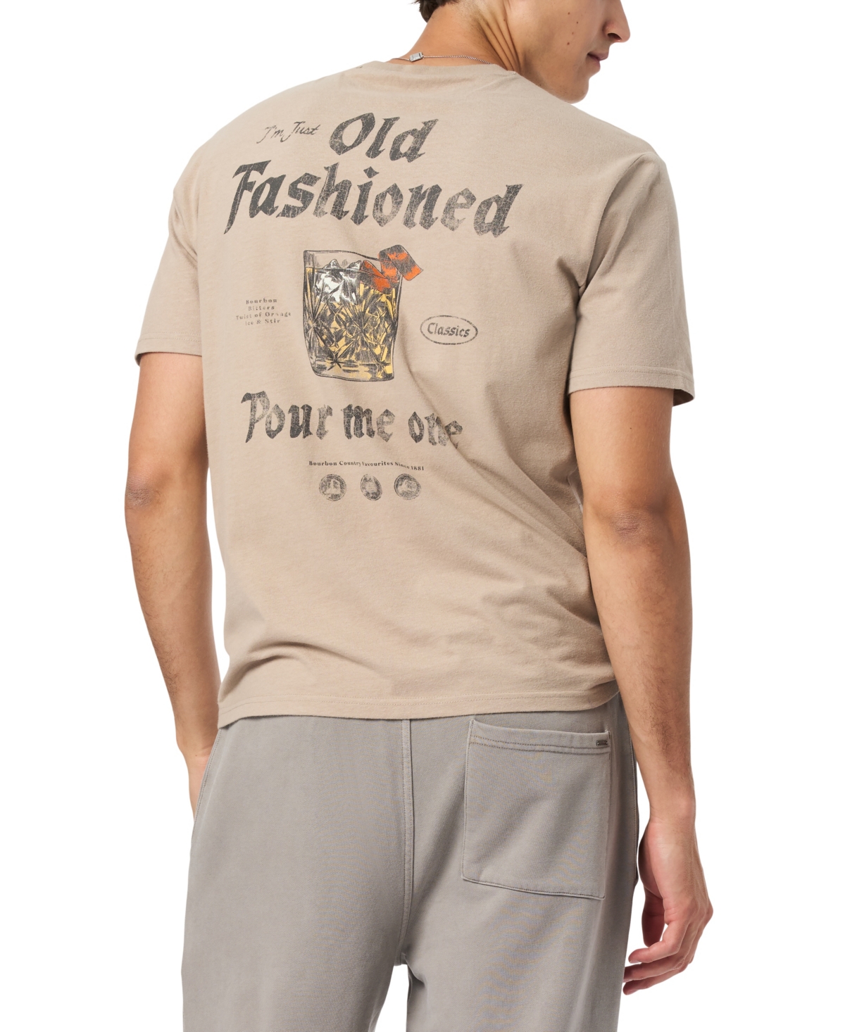 Buffalo David Bitton Men's Thayer Regular Fit Graphic T-shirt In Brown