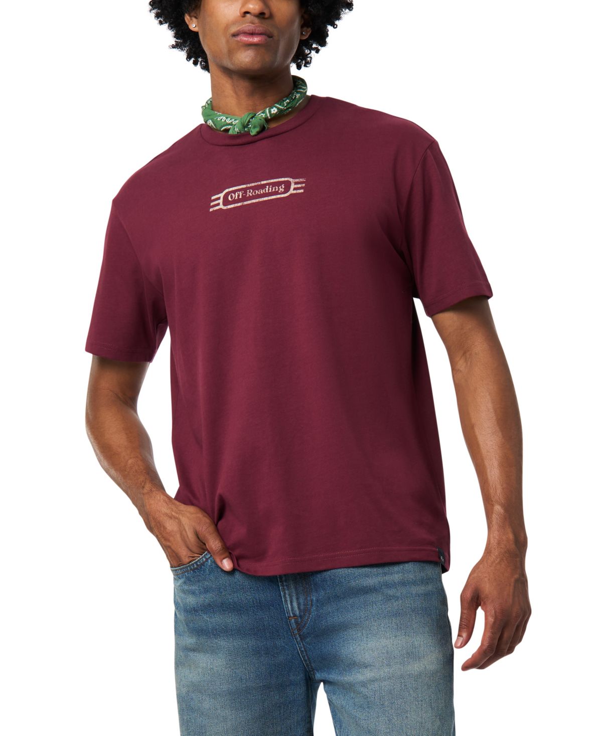 Мужская футболка Tymon Regular Fit с круглым вырезом горловины