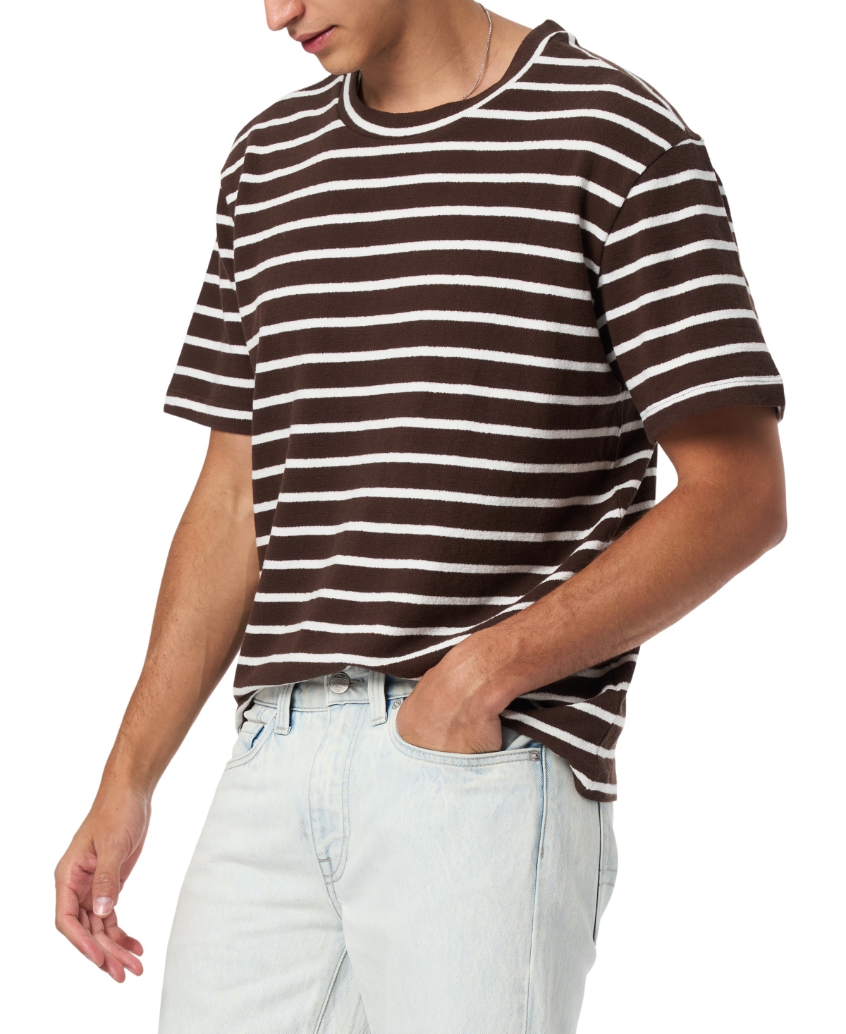 Buffalo David Bitton Men's Kosta Striped Regular Fit T-shirt In Multi