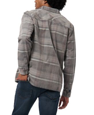 Men's Sinclair Plaid Baby Cord Shirt