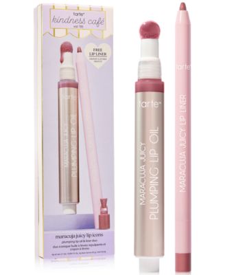 Tarte - tarte™ 2-Pc. Maracuja Juicy Lip Icons Plumping Lip Oil & Liner Set - Mixed Berries